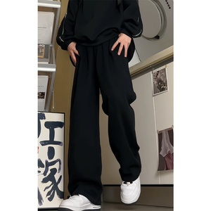 2026春季美式高街垂感男女宽松阔腿拖地长牛仔裤KS001P52控78，男装牛仔裤，电商B329