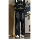 港风2026重磅直筒水洗卫裤学生中性休闲运动裤J959P55控78，男装休闲裤，电商B329