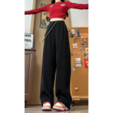 2025港风秋季美式中性工装裤男女同款宽松休闲裤子NP6219P42控68，男装工装外套，电商B329