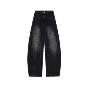 2026春季平铺直筒水洗弯刀裤裤男女牛仔裤GY2567P58控88，男装牛仔裤，电商B329