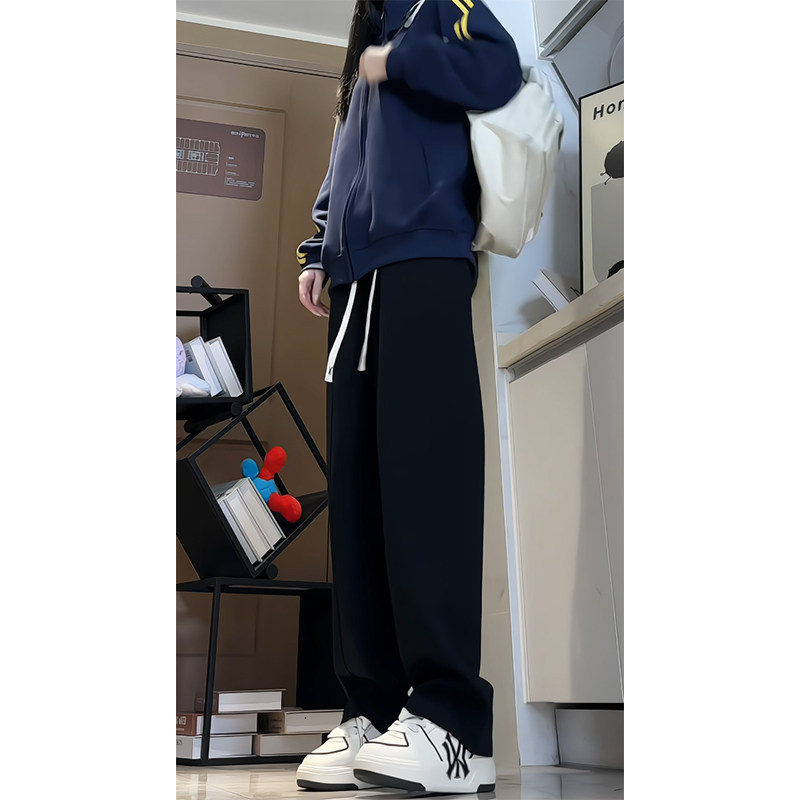 2025春季百搭运动裤休闲裤垂感阔腿卫裤B329-J669P45控68,男装休闲裤,电商B329