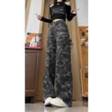 秋季女裤迷彩休闲裤酷飒美式伞兵工装裤WH6896P60控88，男装工装外套，电商B329