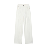 春季款平铺美式高街垂感男女宽松阔腿拖地长牛仔裤KS001P52控78，男装牛仔裤，电商B329