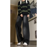 港风2026重磅直筒水洗卫裤学生中性休闲运动裤J959P55控78，男装休闲裤，电商B329