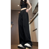 秋季垂感丹宁牛仔西装阔腿裤高腰休闲直筒裤WH5111P55控78，男装西服套装，电商B329