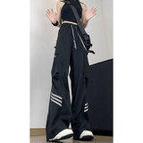 2026美式机能阔腿休闲裤女工装裤拖地长裤子WJ20551P55控78，男装工装外套，电商B329