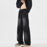 2026重磅无影墙直筒水洗卫裤学生中性休闲运动裤J959P55控78，男装休闲裤，电商B329