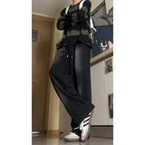 港风2026重磅直筒水洗卫裤学生中性休闲运动裤J959P55控78，男装休闲裤，电商B329