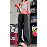 2026春季中性微喇水洗百搭裤男女牛仔裤GY631P42控68，男装牛仔裤，电商B329