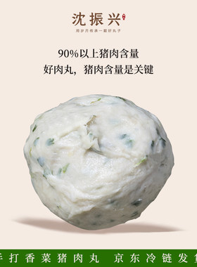 【汕头沈振兴香菜脑袋】正宗潮汕新口味芫荽猪肉丸火锅烧烤食材