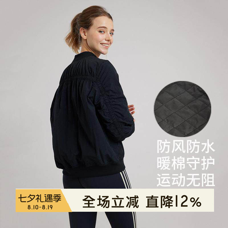 gymna运动休闲女立领运动棉服