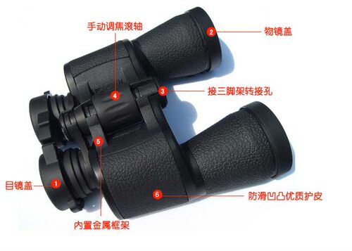 船用望远镜消防救生双筒高清20*50倍户外搜索救援防水手提远望镜