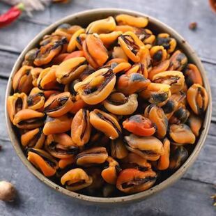 原味无漂洗新货淡菜干贻贝海虹海红干青口干水产干货海虹批发