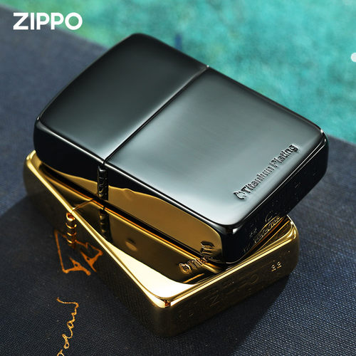 zippo打火机正版镀钛雅痞