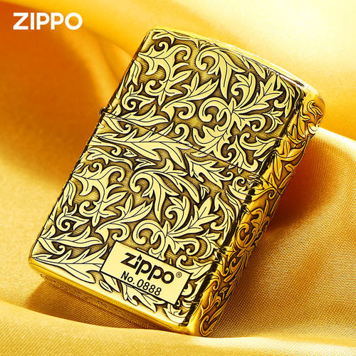 正品【ZIPPO限量版】唐草在我心