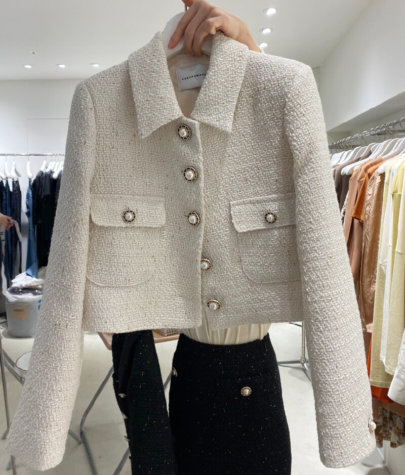 小香风短款西装韩版宽松时尚气质