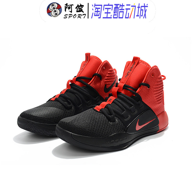 Nike Hyperdunk X HD2018 黑红 高帮实战篮球鞋 AO7890- 600