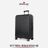 Echolac 爱可乐商务旅行箱防刮PC金属包角拉杆箱飞机轮男行李箱