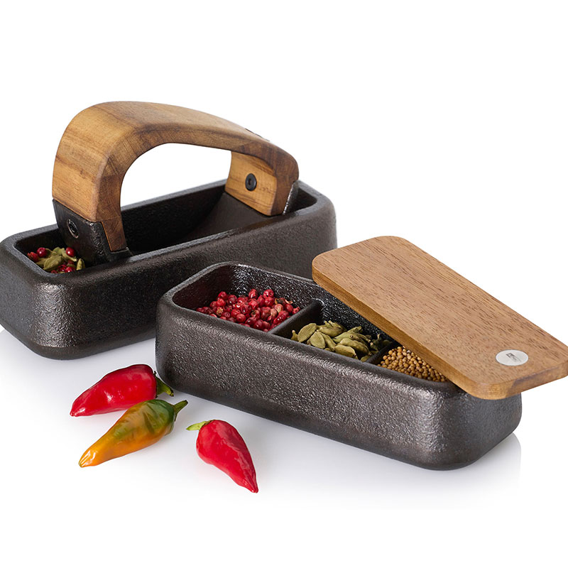 Adhoc铸铁研钵捣药罐碓窝捣蒜器