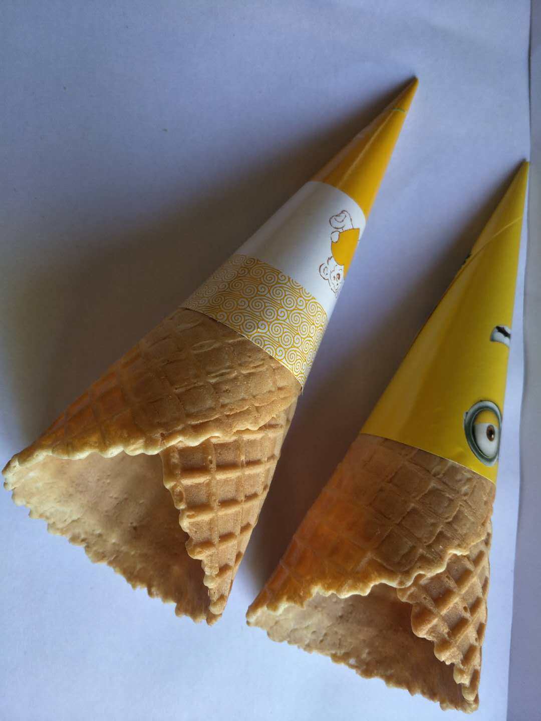 脆把冰激凌脆皮甜筒400支装冰淇淋蛋卷尖底脆筒蛋托商用23&deg;中号