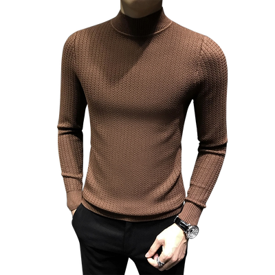 TNNC秋冬高级半高领毛衣