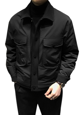 【90鸭绒内胆】tnnc高级羽绒服男
