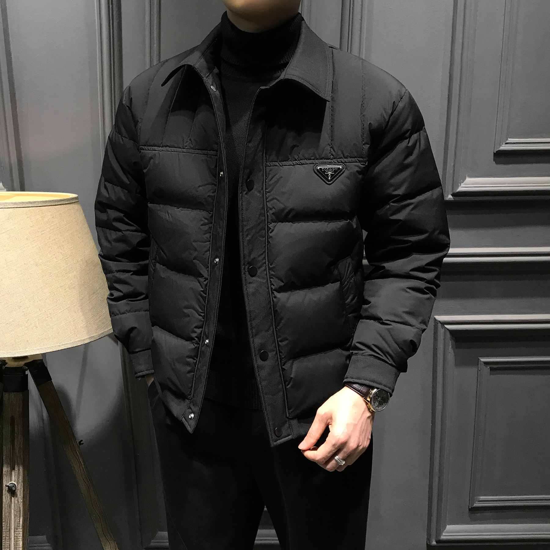 tnnc男士高级帅气羽绒服