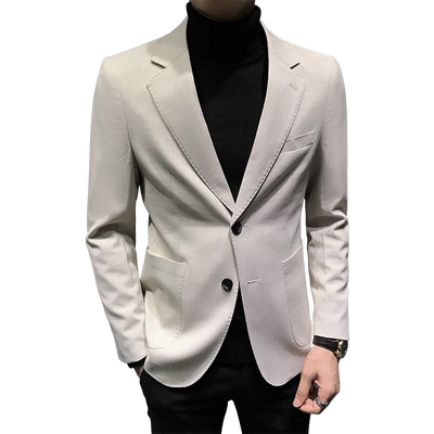 tnnc男士高级纯色西装