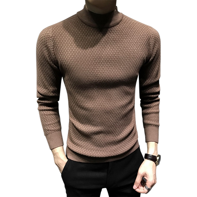 TNNC男士高级半高领毛衣