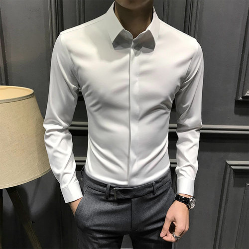 tnnc男士高级长袖衬衫