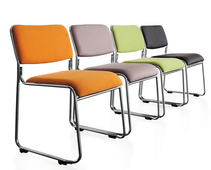 学生办公椅电脑椅办公职员椅绿色网布会议椅书桌椅接待椅时尚简约