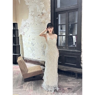正品授权 Xiangqiaosheng 水晶人鱼礼服