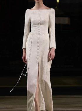 【sense】·越南MONTSAND 26SS正品授权法式复古小香风长袖连衣裙