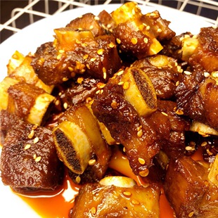 【初八发货】甜辣味不喜勿拍香辣蒜香排骨猪肋排瘦肉纯手工制作