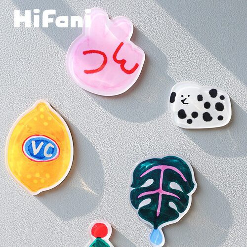 Hifani可爱亚克力冰箱磁铁贴