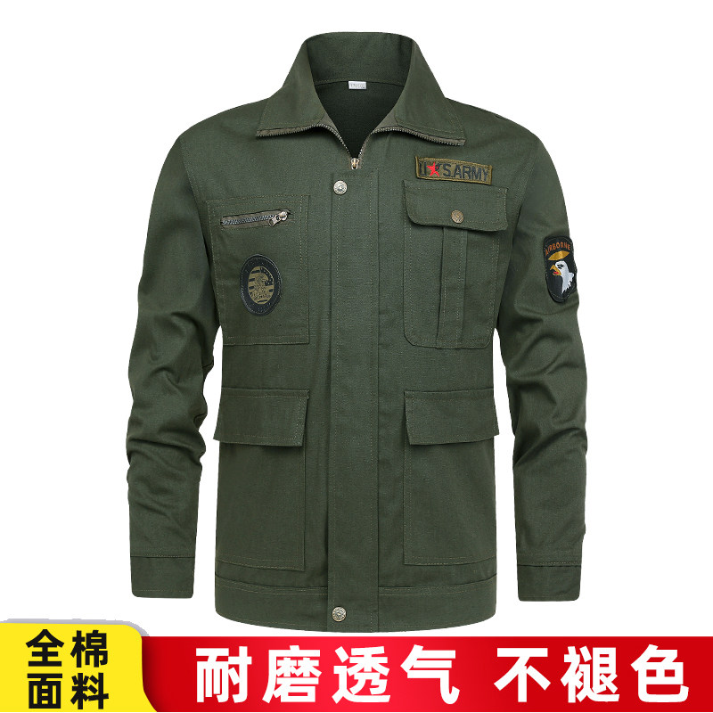 工作服男上衣春夏季单件外套耐磨防烫电焊工地工人纯棉劳保服男士|msdalam kategori Pakaian Lelaki, menetapkan, seragam Tooling - dari Buy2taobao.com untuk memberikan perkhidmatan ejen Taobao profesional membeli