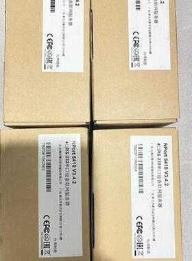 MOXA Nport5410 V3.4.2全新原装4口RS-232串口设备联网服务器询价