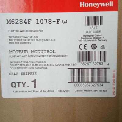 霍尼韦尔伺服马达M6284F1078-F  M6284F1013询价