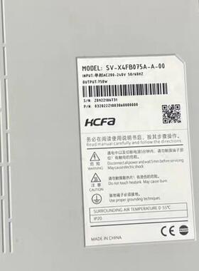 禾川驱动器SV-X4FB075A-A0-00电机SV-X2MH075A-N2LN 全新二手都有