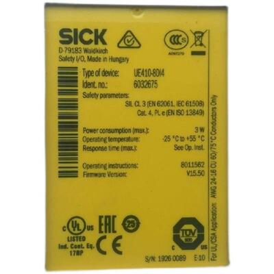 西克SICK安全继电器UE4108DI3 8DI4 6032675全新原装正品现货询价