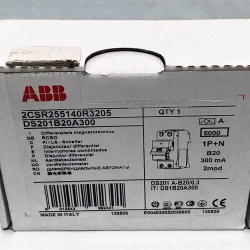 全新正品剩余电流动作断路器 DS201B20A300/ DS201C20A300询询价