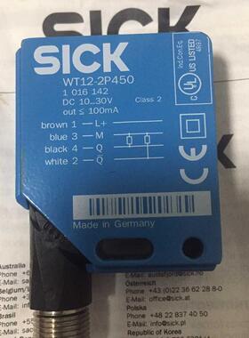 全新SICK传感器 WT12-2P450 1016142原装现货询价