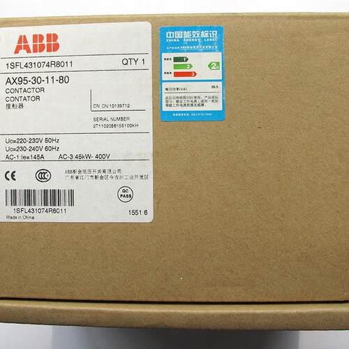 全新交流接触器 AX95-30-11-80*220-230V50Hz/230-240V60H询询价