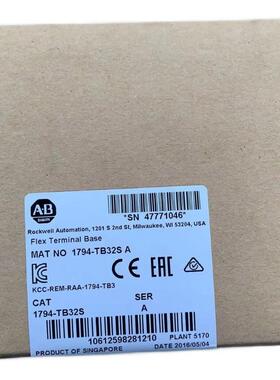 1794-TB32S  原装美国罗克韦尔PLC模块质保一年FlexLogix系列