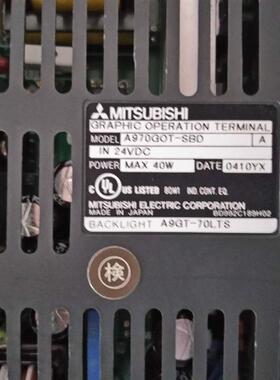 原装触摸屏 A970GOT-SBD 加 A9GT-RS4 A970G0T 拆机质量保证询价