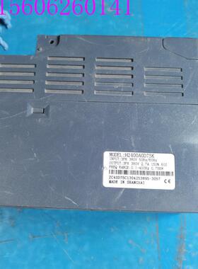 变频器 H2400A0D75K 拆机380V 400V 0.75KW 包好 保修询价