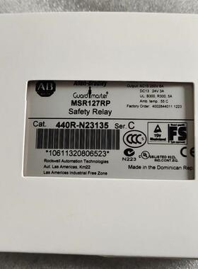 全新原装AB罗克韦尔安全继电器MSR127RP 440R-N23135 现货询价