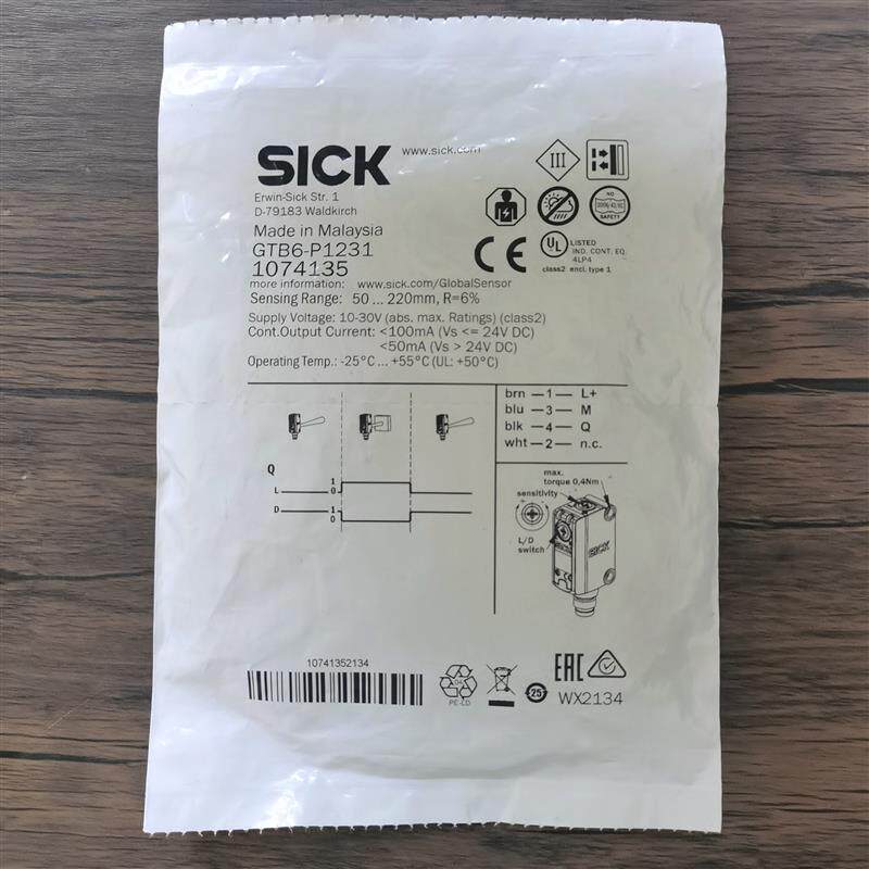 全新原装正品 SICK西克 GTB6-P1231 光电开关 1074135 现货销询价
