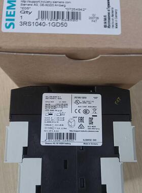 3RS1040-1GD50西门子监控继电器全新原装正品现货包邮询价