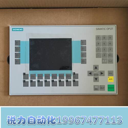 西门子OP27 Mono按键操作面板 6AV3627-1JK00-0AX0 正品